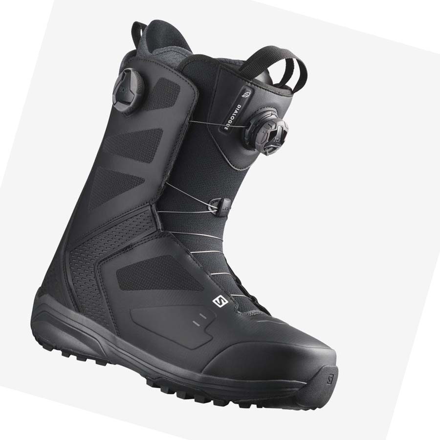 Salomon DIALOGUE DUAL BOA WIDE JP Síbakancs Férfi Fekete | HU 2762TCE